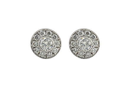 A000-35503: EARRINGS 1 CT TW