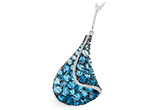 A187-59130: NECK 4.81 BLUE TOPAZ 4.94 TGW