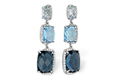 A188-51867: EARR 12.37 BLUE TOPAZ 12.66 TGW