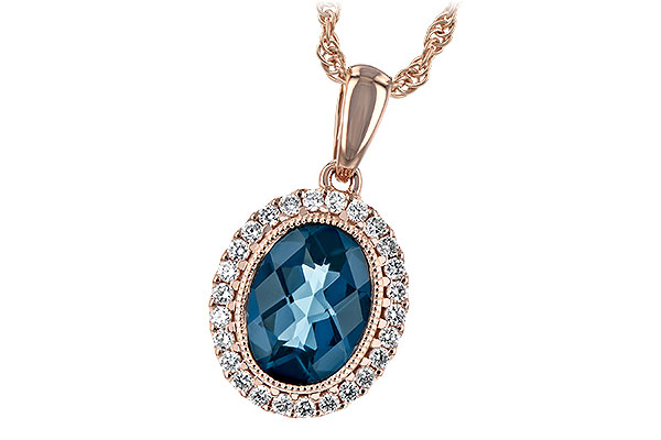 A189-37285: NECK 1.28 LONDON BLUE TOPAZ 1.41 TGW