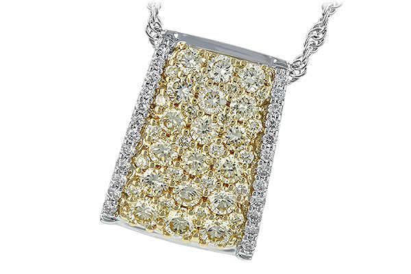 A189-38221: NECK .95 YELLOW DIAS 1.09 TW
