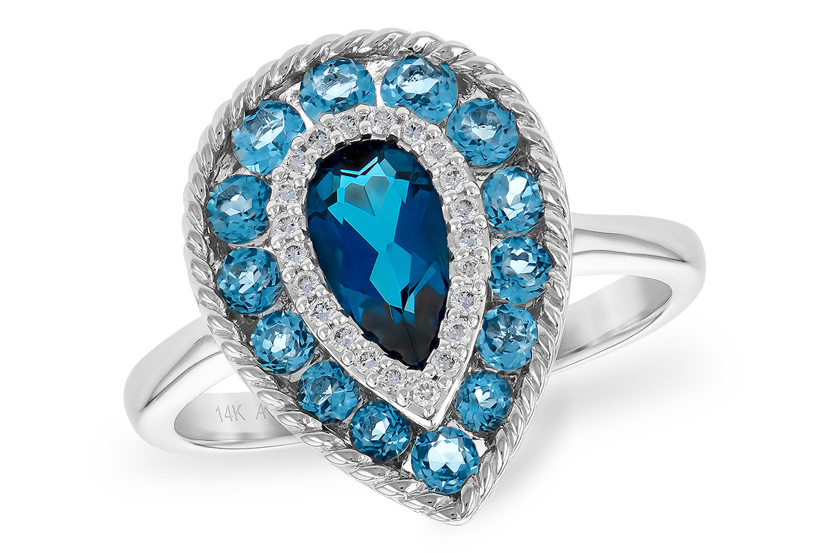 A190-30985: LDS RG 1.52 TW BLUE TOPAZ 1.60 TGW