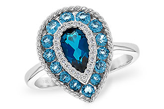 A190-30985: LDS RG 1.52 TW BLUE TOPAZ 1.60 TGW