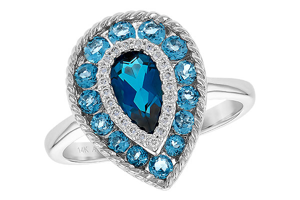 A190-30985: LDS RG 1.52 TW BLUE TOPAZ 1.60 TGW