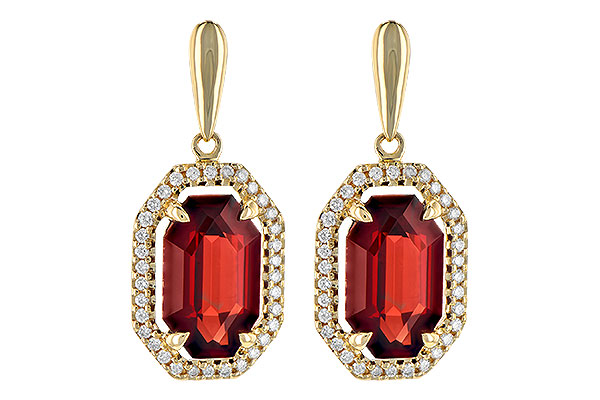 A190-32785: EARR 3.30 TW GARNET 3.49 TGW