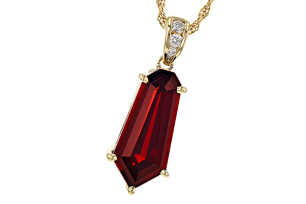 A190-34549: NECK 3.44 GARNET 3.50 TGW