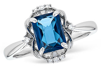 A273-02758: LDS RG 1.70 LONDON BLUE TOPAZ 1.76 TGW