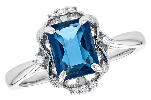 A273-02758: LDS RG 1.70 LONDON BLUE TOPAZ 1.76 TGW