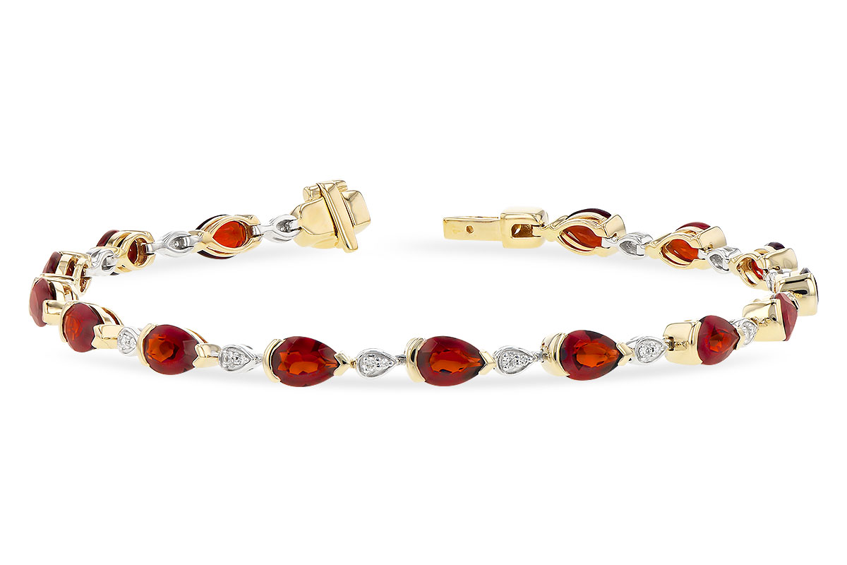 A273-03658: BRACELET 6.44 GARNET 6.60 TGW