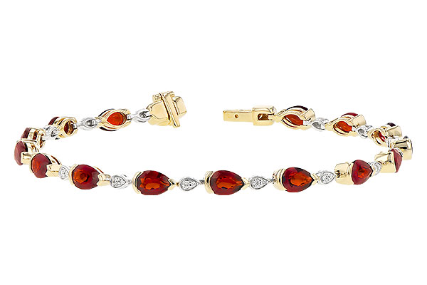 A273-03658: BRACELET 6.44 GARNET 6.60 TGW