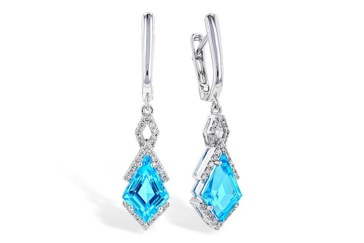 A273-92767: EARR 2.72 TW BLUE TOPAZ 2.90 TGW