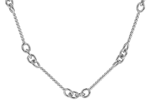 A273-96430: TWIST CHAIN (22", 0.8MM, 14KT, LOBSTER CLASP)