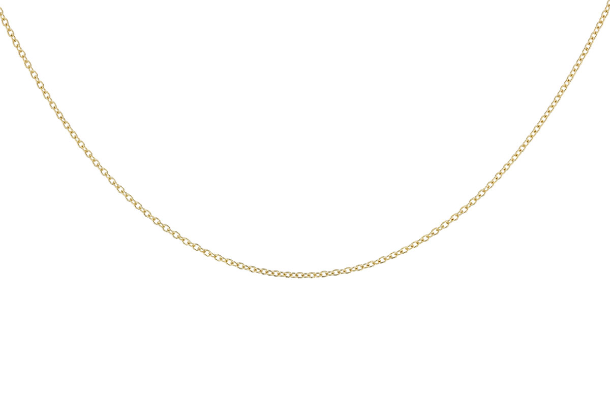A273-97303: CABLE CHAIN (24IN, 1.3MM, 14KT, LOBSTER CLASP)