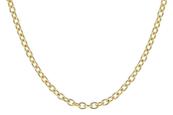 A273-97303: CABLE CHAIN (24", 1.3MM, 14KT, LOBSTER CLASP)