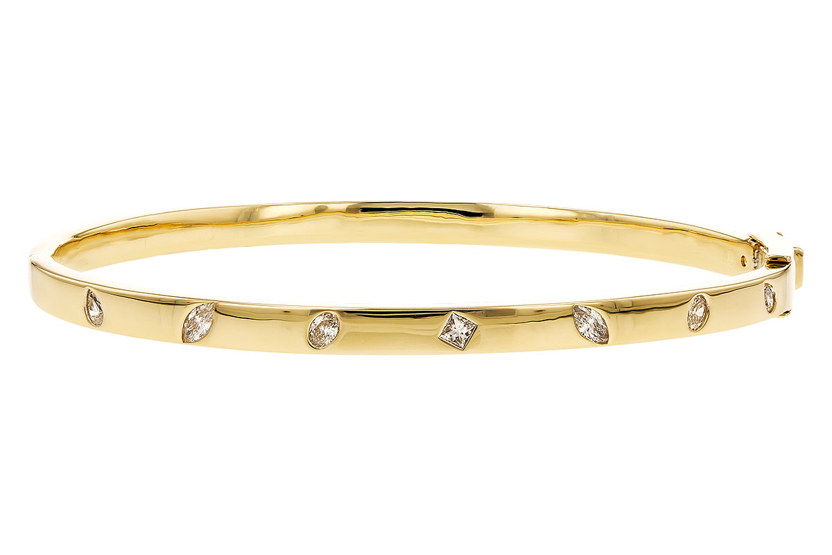 A273-97312: BANGLE .35 TW FANCY CUT DIAMONDS