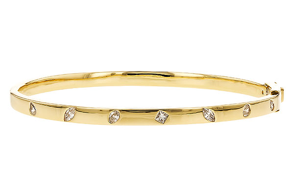 A273-97312: BANGLE .35 TW FANCY CUT DIAMONDS