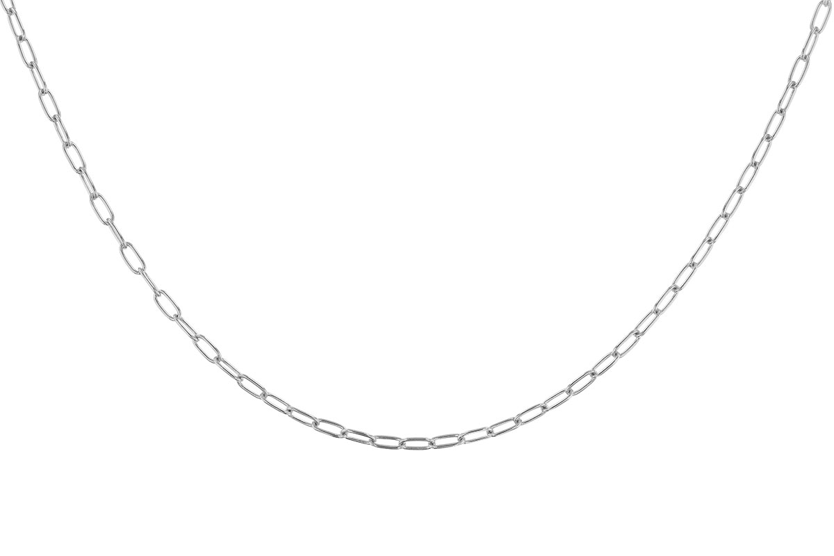A274-81821: PAPERCLIP SM (7IN, 2.40MM, 14KT, LOBSTER CLASP)