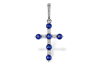 A274-83649: PENDANT .34 TW SAPP .42 TGW