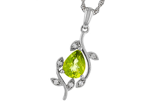 A274-84585: NECKLACE 1.16 PERIDOT 1.21 TGW (8x6MM PER)