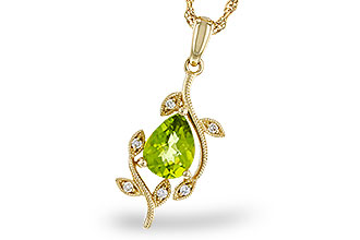 A274-84585: NECKLACE 1.16 PERIDOT 1.21 TGW (8x6MM PER)