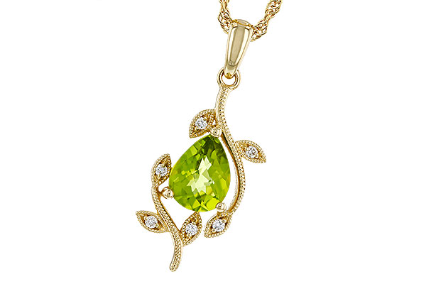 A274-84585: NECKLACE 1.16 PERIDOT 1.21 TGW (8x6MM PER)