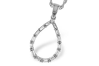 A274-87294: NECKLACE .27 BAG .28 TW