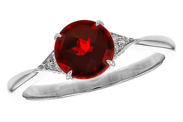 A274-88203: LDS RG 1.46 GARNET 1.48 TGW (7MM RD)