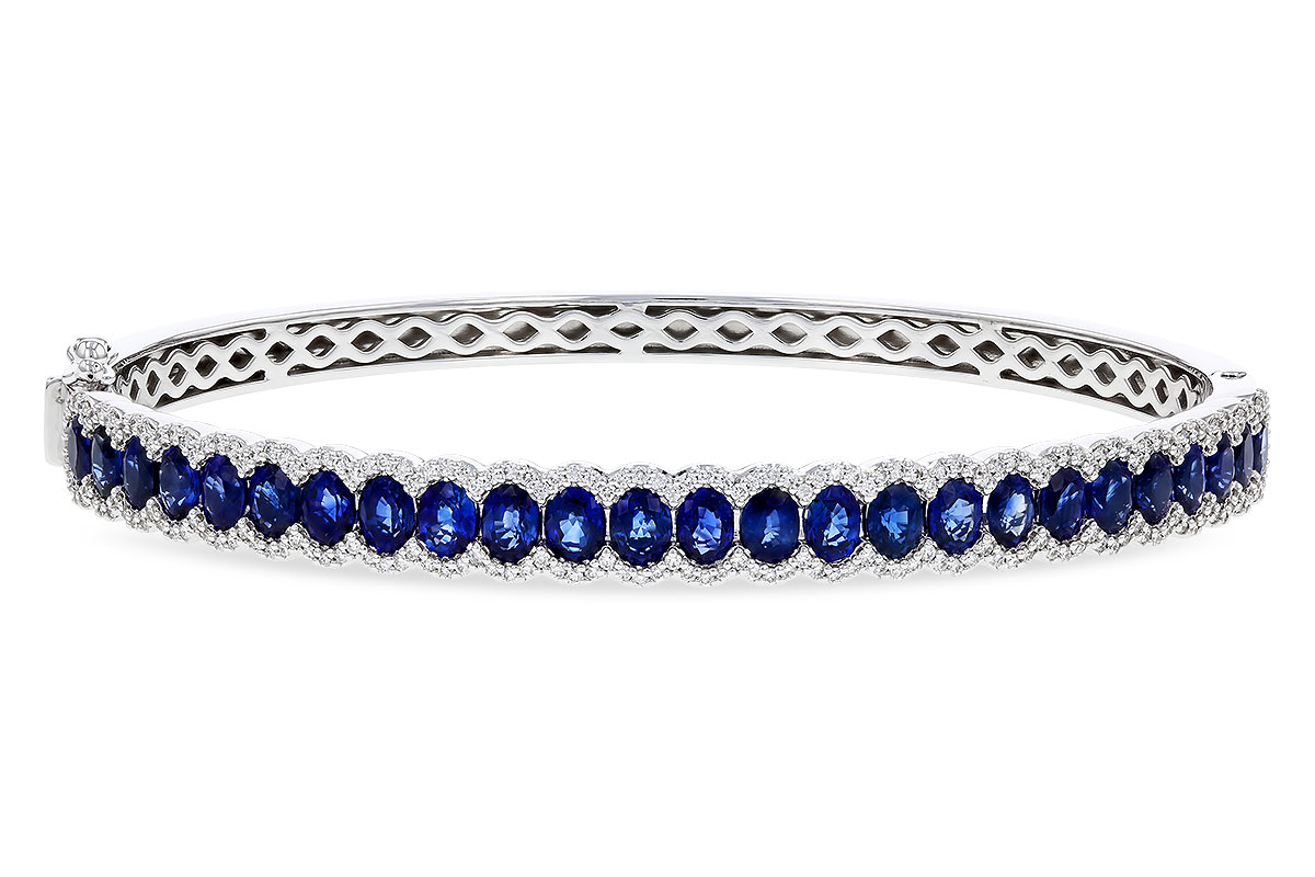 A274-89103: BANGLE 5.09 TW SAPPHIRE 5.65 TGW