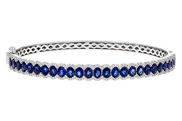 A274-89103: BANGLE 5.09 TW SAPPHIRE 5.65 TGW