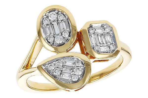 A274-90058: LDS DIA RG .12 TW BAGUETTE .25 TW