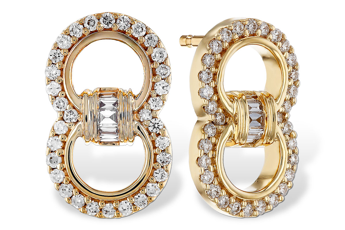 A275-72730: EARRINGS .05 TW BAGS .28 TW