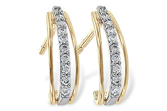 B184-83639: EARRINGS .19 TW