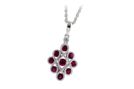 B186-65521: NECK .85 RUBY .87 TGW