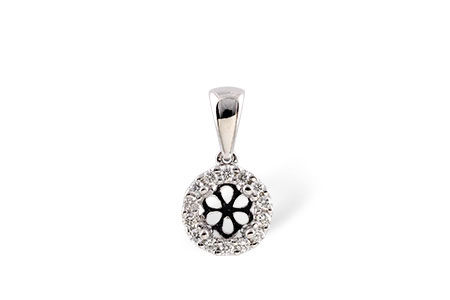B186-67358: SEMI PENDANT .10 TW