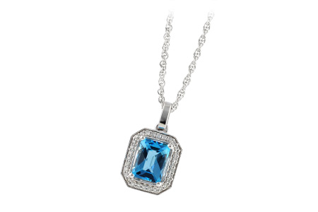 B187-57294: NECK 1.75 BLUE TOPAZ 1.86 TGW