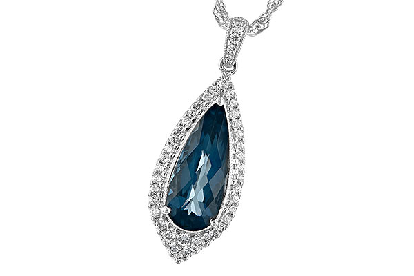 B189-39103: NECK 2.40 LONDON BLUE TOPAZ 2.65 TGW