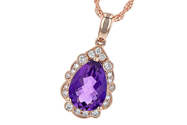 B190-34567: NECKLACE 1.53 AMETHYST 1.68 TGW