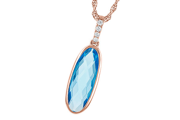 B273-02785: NECK 1.90 BLUE TOPAZ 1.93 TGW