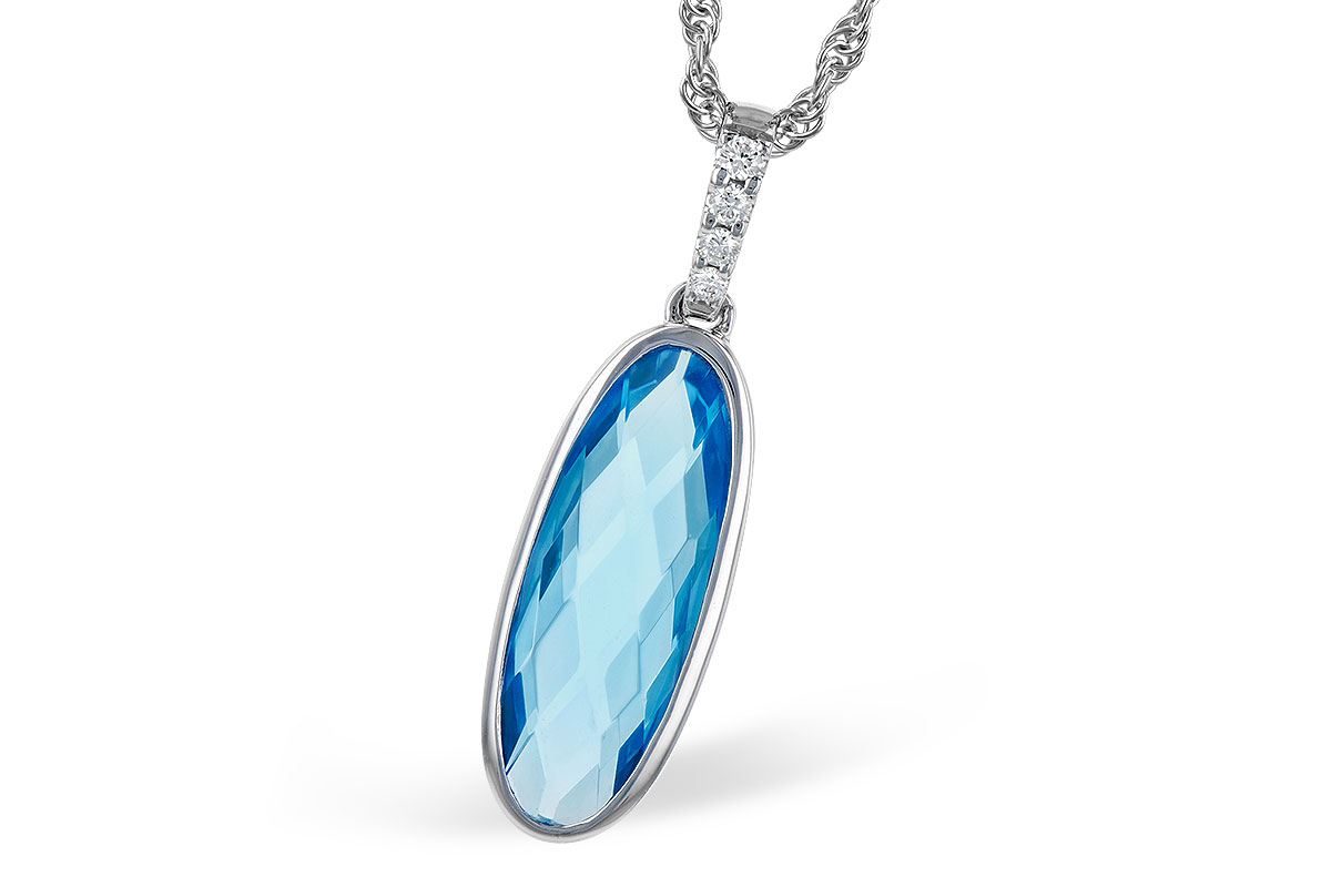 B273-02785: NECK 1.90 BLUE TOPAZ 1.93 TGW