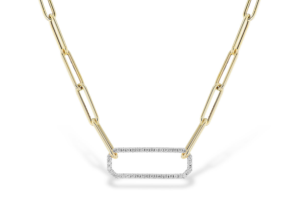 B273-90994: NECKLACE .50 TW (17 INCHES)