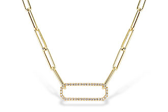 B273-90994: NECKLACE .50 TW (17 INCHES)