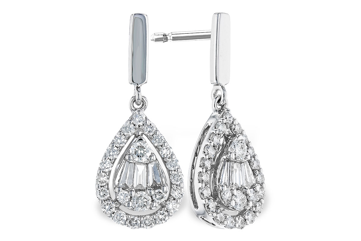 B273-91876: EARRINGS .08 TW BAG .40 TW