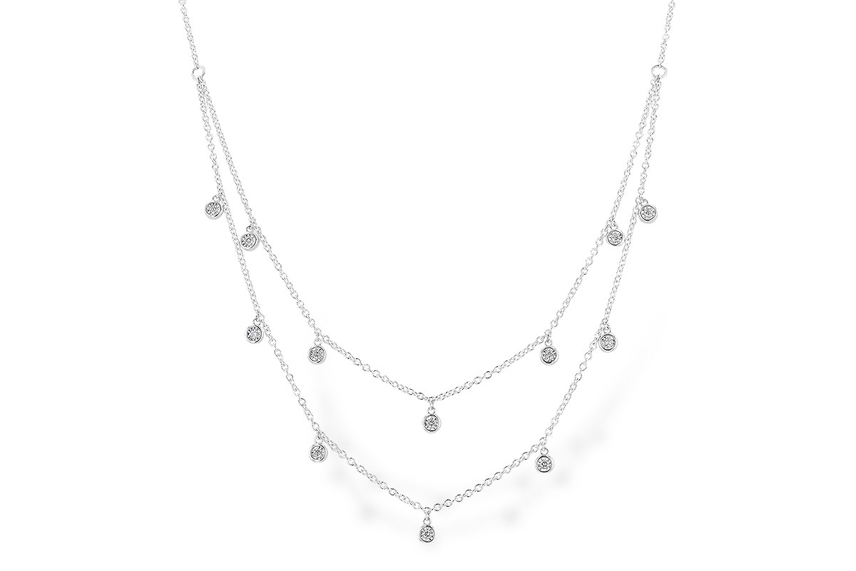 B273-91894: NECKLACE .22 TW (18 INCHES)