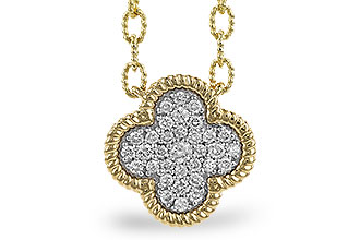 B273-99139: NECKLACE .32 TW (18")