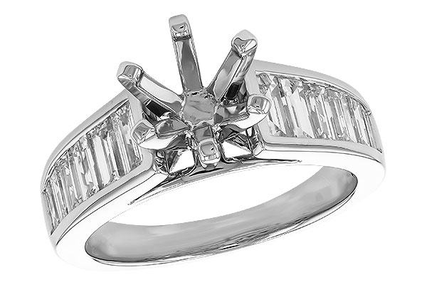 B273-99167: LDS SEMI DIA RG 1.22 TW BAGUETTES