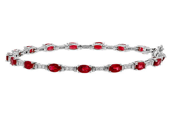B274-83721: BRACELET 4.65 RUBY 4.97 TGW (7")