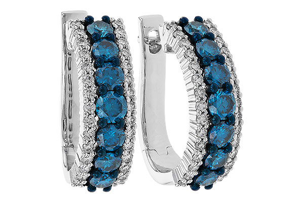 B274-86421: EARR 1.06 BLUE DIAS 1.46 TW
