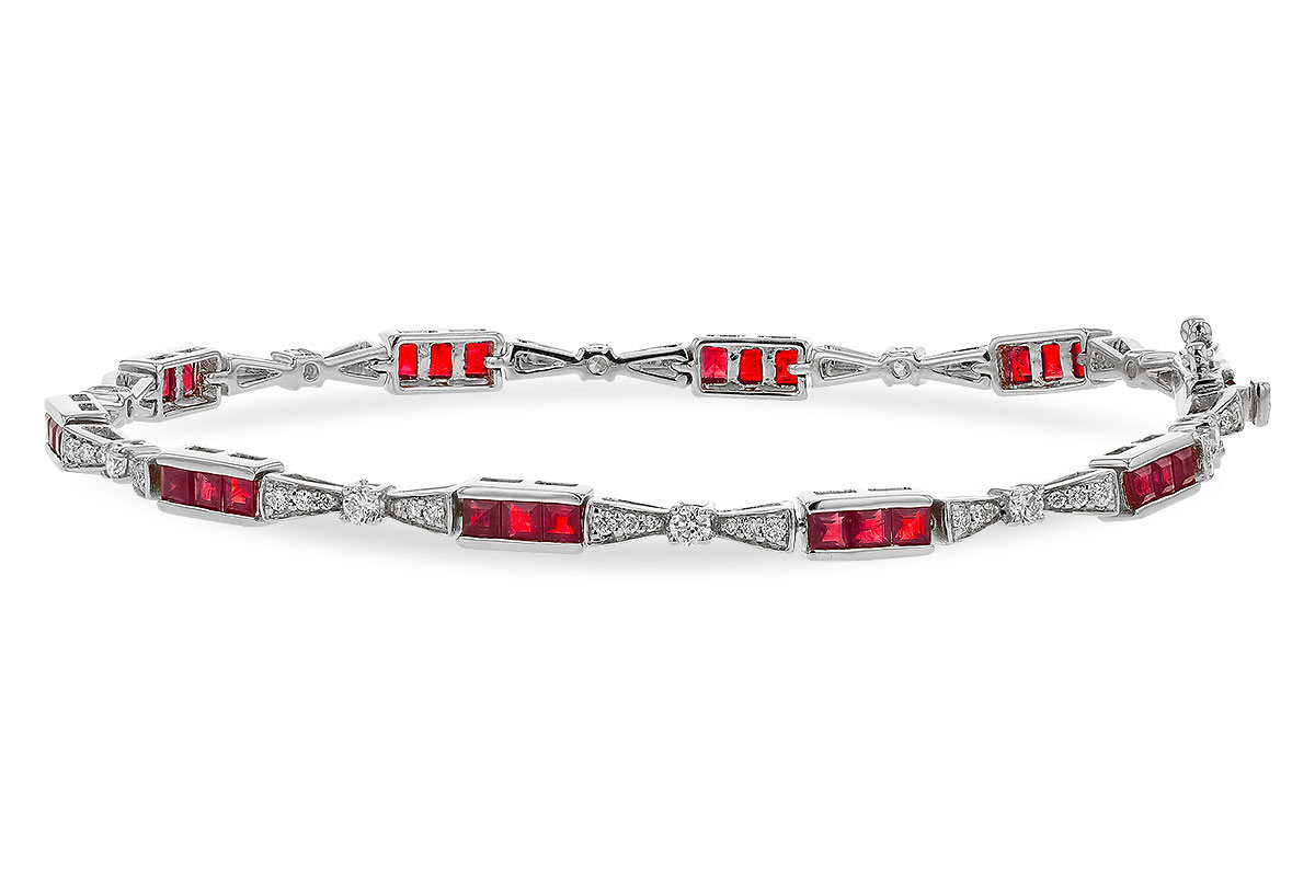 B274-87312: BRACELET 2.05 RUBY 2.70 TGW (7")