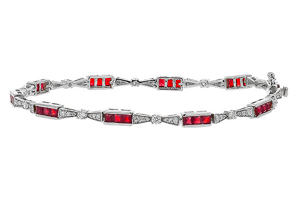 B274-87312: BRACELET 2.05 RUBY 2.70 TGW (7")