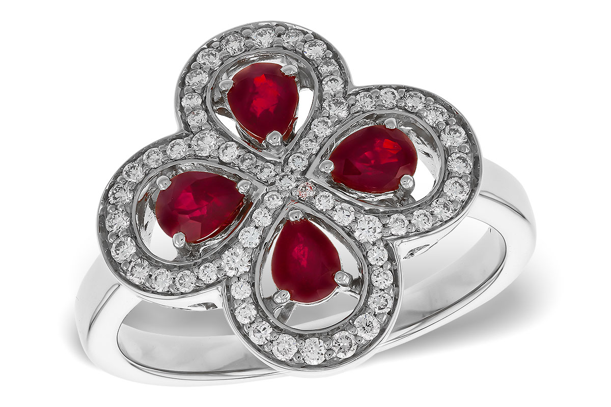 B274-87321: LDS RG .68 TW RUBY .96 TGW